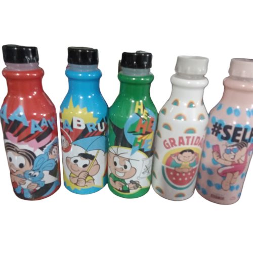 garrafa retro turma da monica plasutil
