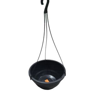 VASO REDONDO COM ALÇA 3,5L PRETO PLASMONT