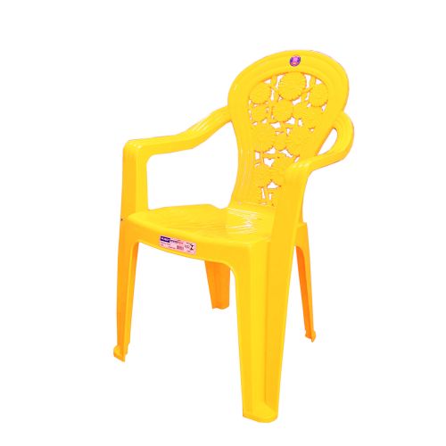 Poltrona cissi amarela plastmaster