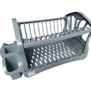 ESCORREDOR DE PRATO CINZA DUPLO COLOR SUN PLÁSTICOS