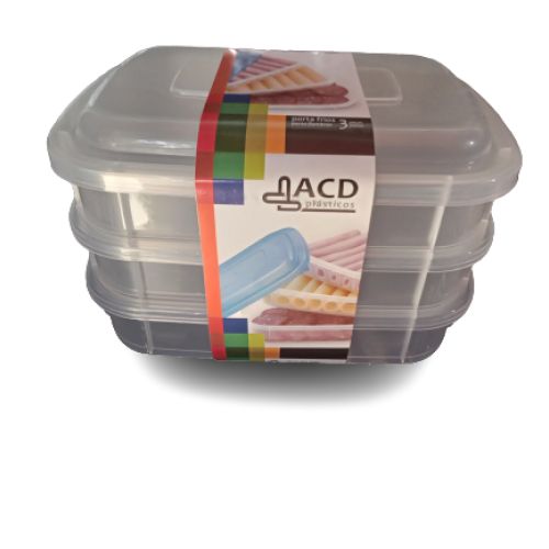 PORTA FRIOS ACD 3 PEÇAS / CORES SORTIDAS