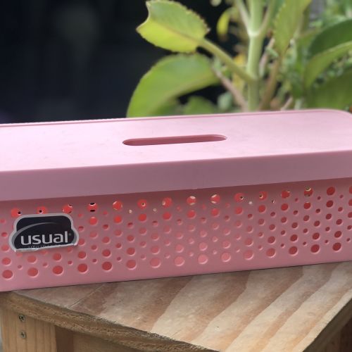 CESTO USUAL 3,6L C/TAMPA / ROSÉ