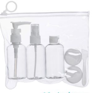 Kit viagem com 6 peças new