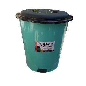 LIXEIRA PEDAL VERDE 12L ACD PLÁSTICOS