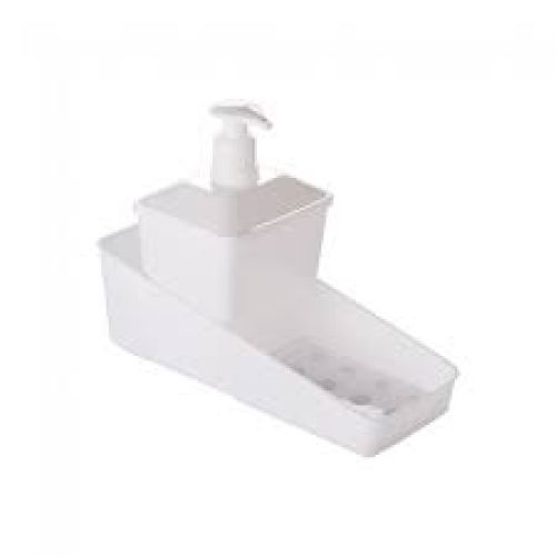 CONJUNTO PORTA DETERGENTE COMPLETO BRANCO PLASUTIL b3