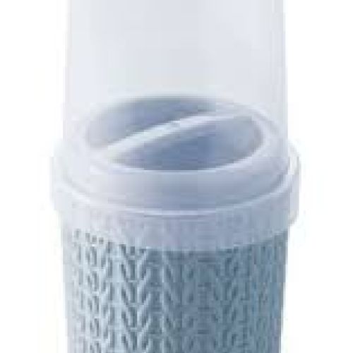 PORTA ESCOVA TRAMA A2 AZUL PLASUTIL