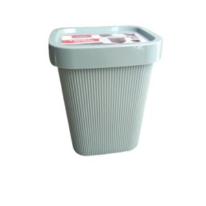 LIXEIRA PLASÚTIL CLASSIC FRISOS VERDE 4,6 LITROS