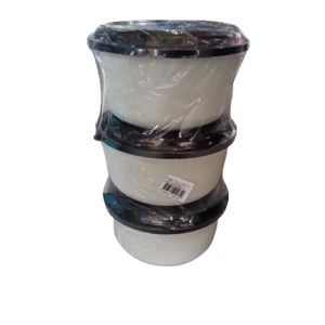 CONJUNTO IPLAV POTE REDONDO- P / 3 PEÇAS / 1,1 L