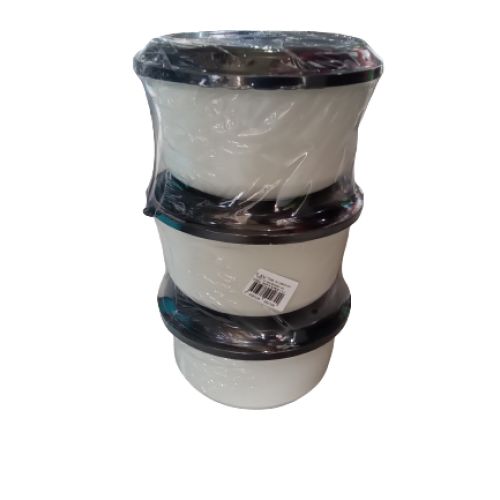 CONJUNTO IPLAV POTE REDONDO- P / 3 PEÇAS / 1,1 L