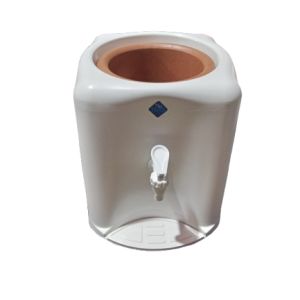 SUPORTE CUBA DE BARRO BRANCO