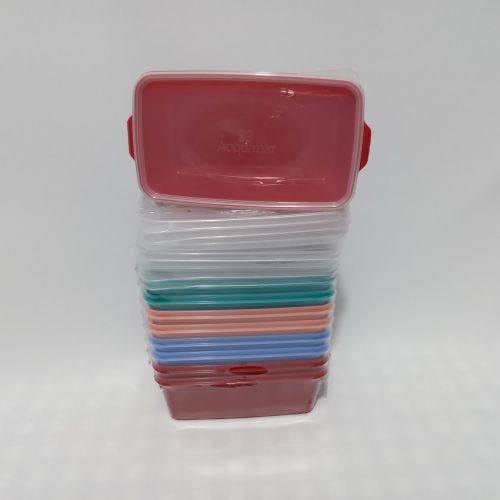 CONJUNTO ACQUAMAR 8 PEÇAS QUADRADO 0,8L