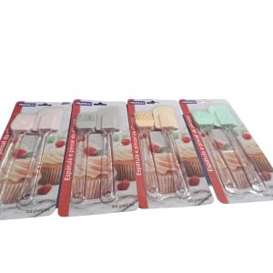 ESPÁTULA E PINCEL DE SILICONE 2PÇS FRATELLI