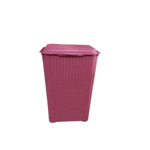 CESTO RATAN 60L ROSA TOPPLAST