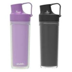 GARRAFA HIDRATACAO ALADDIN LILÁS / PRETA, ACTIVE 500ML