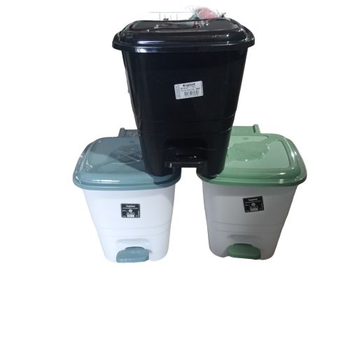 LIXEIRA PEDAL INPLAST 7,5L