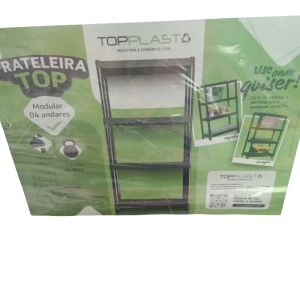 PRATELEIRA MODULAR TOP PRETA TOPPLAST