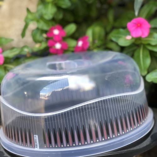 BOLEIRA PLASÚTIL REDONDA PRETA