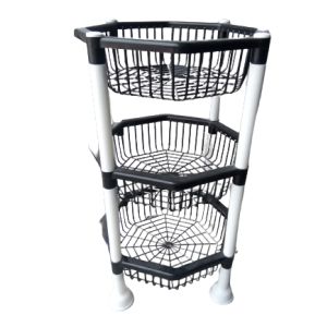 FRUTEIRA NEW OCTAGONAL 3 ANDARES PRETA