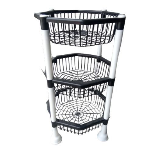 FRUTEIRA NEW OCTAGONAL 3 ANDARES PRETA