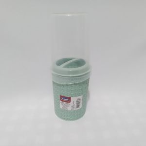 PORTA ESCOVA TRAMA PLASÚTIL VERDE B1