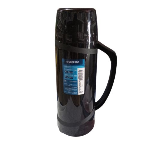 GARRAFA TERMICA CRISTAL SOPRANO 1L PRETA