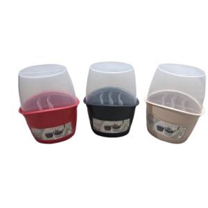 PORTA TALHERES COM TAMPA CORES VARIADAS UZ