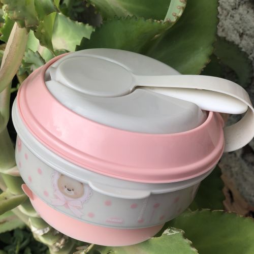 Pote papinha com amassador ursa plasutil