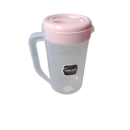 JARRA USUAL / 2 LITROS REDONDA TRANSLUCIDO