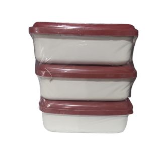 CONJ POTE P RETANGULAR IPLAV 3 PÇS