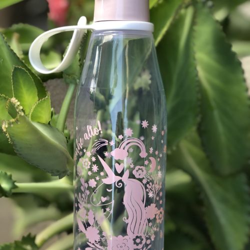 GARRAFA ABRE FÁCIL UNICÓRNIO 530ML PLASÚTIL