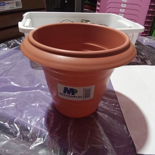 VASO MERCONPLAS REDONDO N°14 MARROM