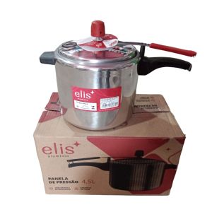 Panela de pressão 4,5L Elis polida