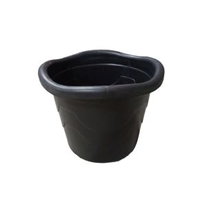 Vaso redondo GG preto injeplastec 16l