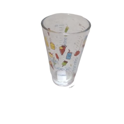 COPO MEDIDOR CASA LINDA KIDS COM DECORAÇÃO