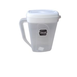 JARRA USUAL / 2 LITROS RETANGULAR TRANSLUCIDO