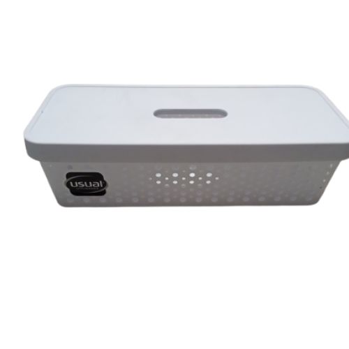 CESTO USUAL 3,6L C/TAMPA / BRANCO