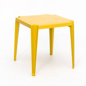 MESA AMARELA PLASTMASTER 70×70
