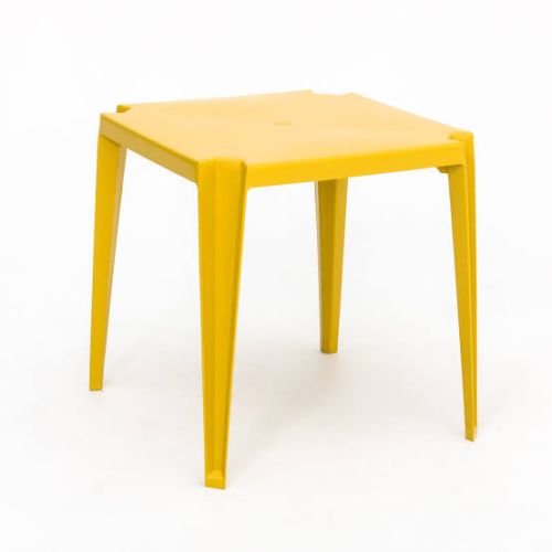MESA AMARELA PLASTMASTER 70×70