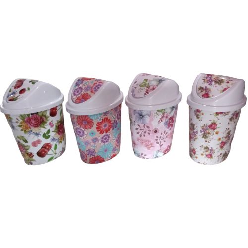 LIXEIRA PLAST OVAL 2L 23X18X14 CM