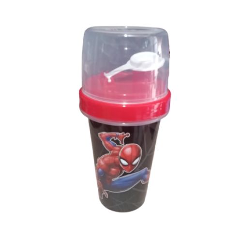MINI SHAKEIRA HOMEM ARANHA PLASÚTIL