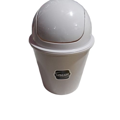 LIXEIRA 3L OSC USUAL CINZA CLARO