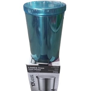 Lixeira de aço inox 12l tokhouse