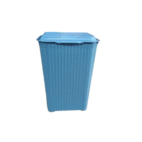 CESTO RATAN 60L AZUL TOPPLAST