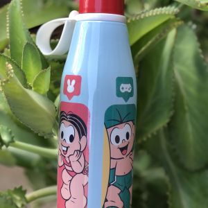 GARRAFA ABRE FÁCIL TURMA DA MÔNICA 530ML PLASÚTIL