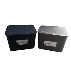 CAIXA ORGANIZADORA RATTAN PLASTSU 25 LITROS