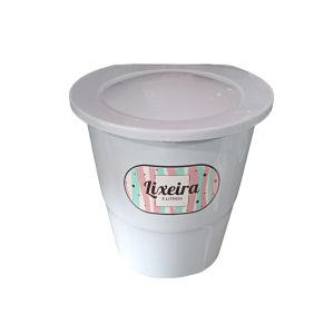 LIXEIRA DE PIA 3 LITROS PLASBERG CORES SORTIDAS